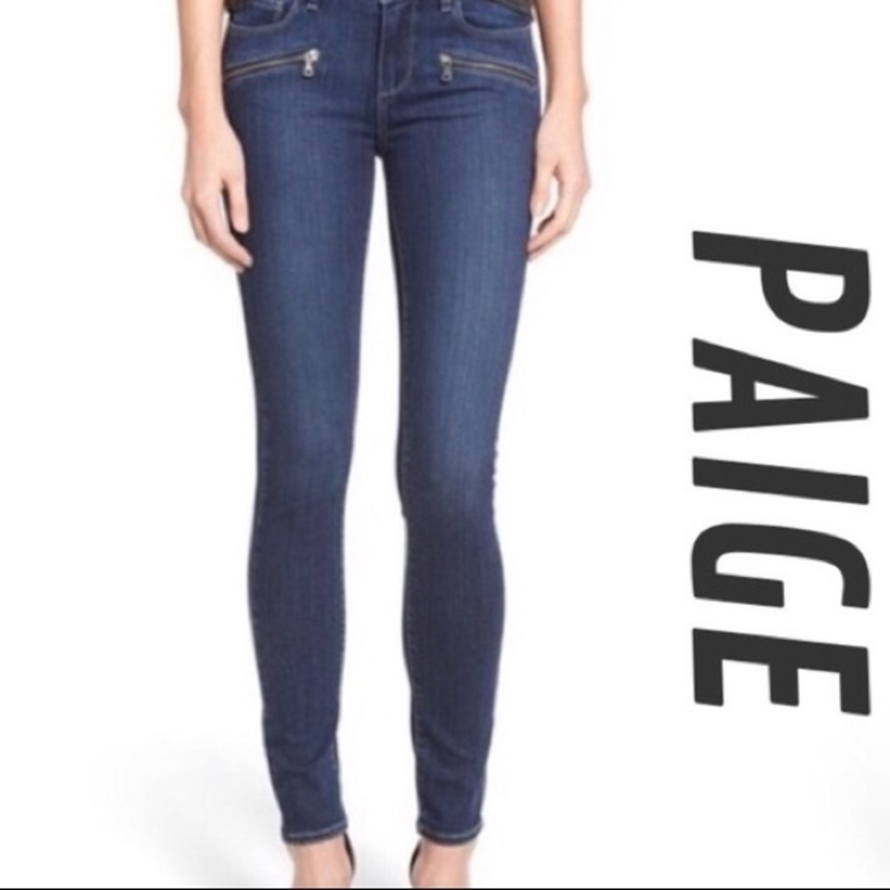 Paige Indio Zip Jeans Size 29 View 4